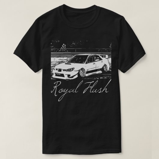 T-shirt Image vectorielle Stress Subaru Impreza WRX Sti (Design devant)