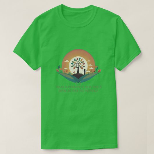 T-shirt Imagem por do sol (Design devant)