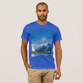 T-shirt Images suisses - lac glaciaire (Devant entier)