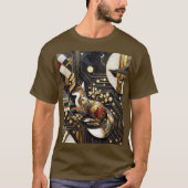 T-shirt Imaginaire Abstrait Fox Art (Devant)