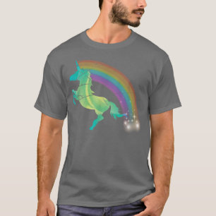 T-shirt Imaginaire animal magique licorne Lover arc-en-cie