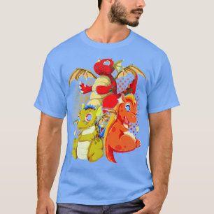 T-shirt Imaginaire animal mythique Créature mignonne Drago