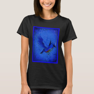 T-shirt Imaginaire Bluebird Sur Blue Nature Art