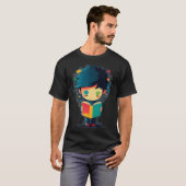 T-shirt Imaginaire Book World avec pour petit garçon (Devant entier)