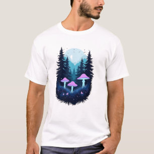 T-shirt Imaginaire Champignon étoile nuit