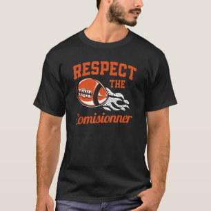 T-shirt Imaginaire Champion de football Respect Le commiss