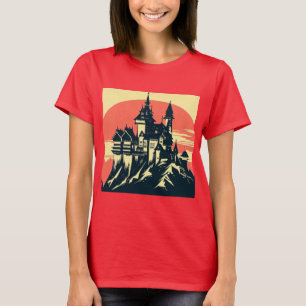 T-shirt Imaginaire Château médiéval - Bois coupé 4