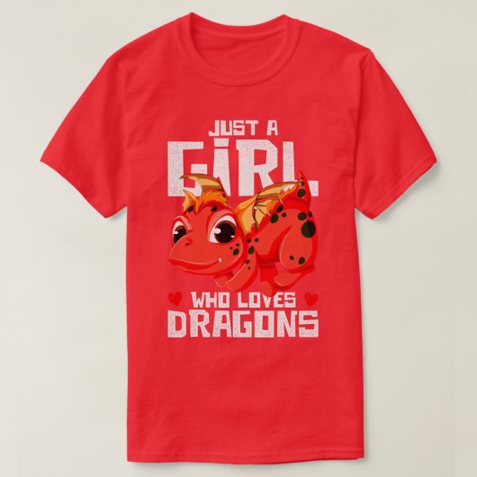 T-shirt Imaginaire Créature Animal Mythique Juste Une Fill (Design devant)