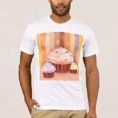 T-shirt Imaginaire Cupcake Douceurs colorées (Devant)