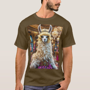 T-shirt Imaginaire Cute Drama Llama Queen