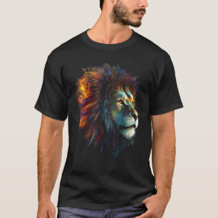 T-shirt Imaginaire d'art Lion Zoo animal Lion