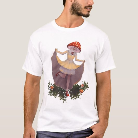 T-shirt Imaginaire de champignon fille (Devant)
