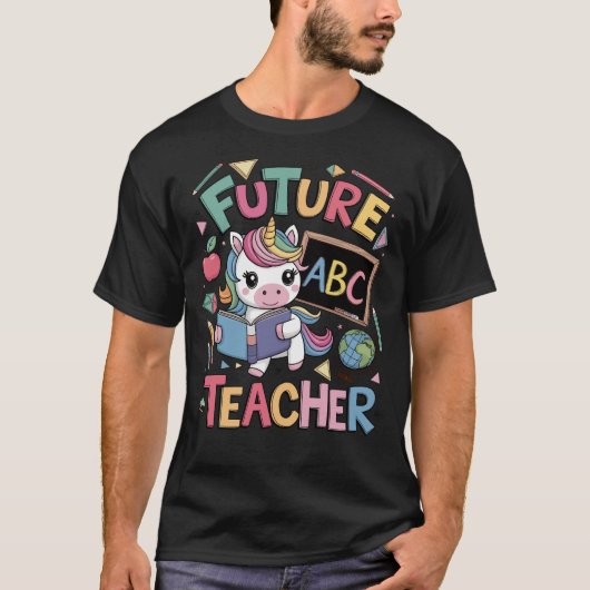 T-shirt Imaginaire de futurs enseignants Unicorn (Devant)