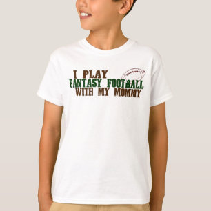 T-shirt Imaginaire de jeu footbal avec la maman
