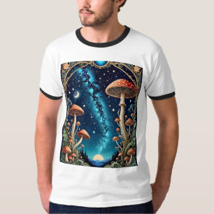 T-shirt Imaginaire de la forêt de champignons gala
