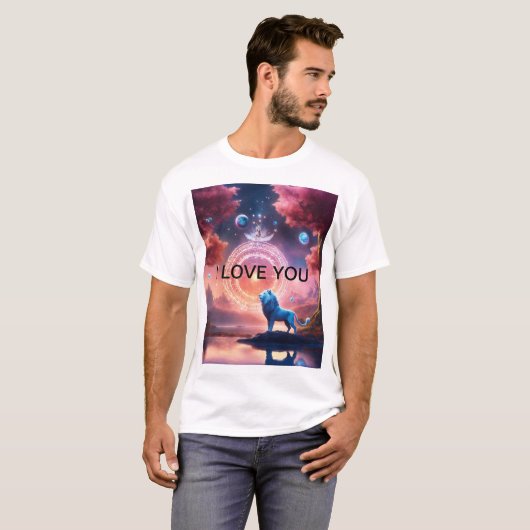 T-SHIRT IMAGINAIRE DES CRÉATURES CÉLESTIELLES (Devant entier)