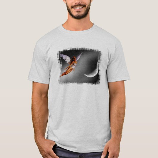T-shirt Imaginaire design Argent Angel (Devant)