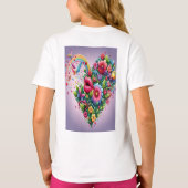 T-shirt Imaginaire en fleurs enchanté (Dos)