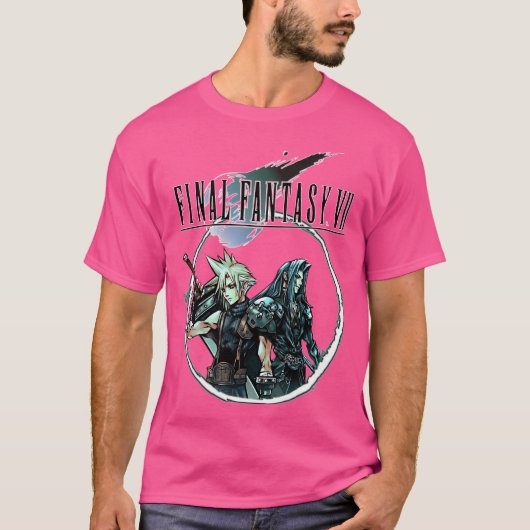 T-shirt Imaginaire Final Vii - Cloud Sephiroth (Devant)