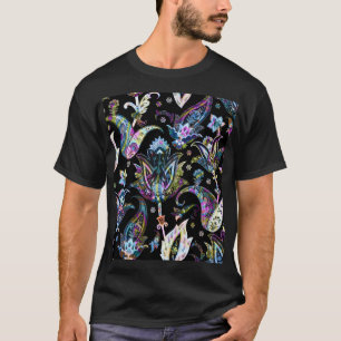 T-shirt Imaginaire Floral Paisley : Ornement sans joint