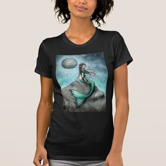 T-shirt Imaginaire gothique Sirène (Devant)
