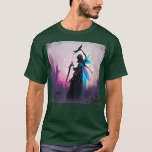T-shirt Imaginaire Gothique Sorcière Angler Faery Mage Woo