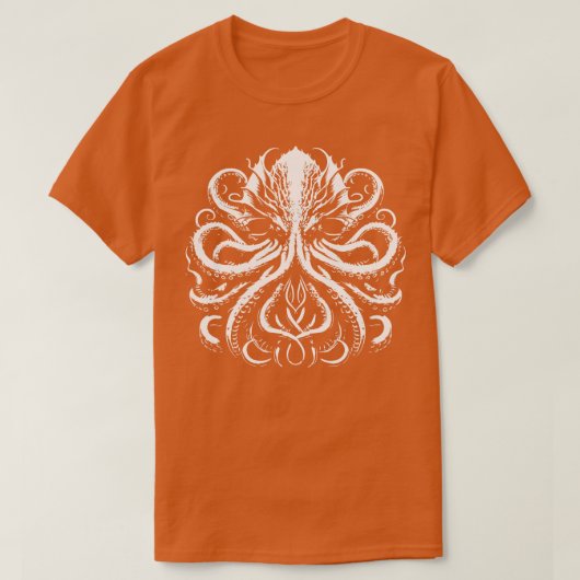 T-shirt imaginaire kraken (Design devant)