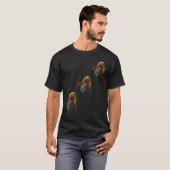 T-shirt Imaginaire Lady Slipper Orchidée Fleurs (Devant entier)