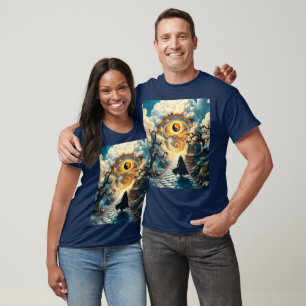 T-shirt Imaginaire Mignons arbres de la route Homme