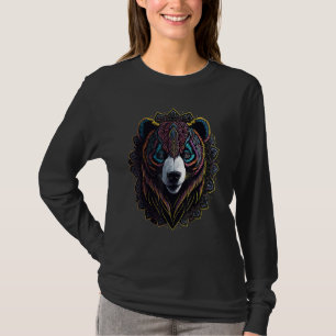 T-shirt Imaginaire Panda, Animal Panda Mandala Patter