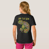 T-shirt Imaginaire psychédélique de Chameleon (Dos entier)