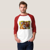T-shirt Imaginaire Tigre et Lune Faune (Devant entier)