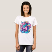 T-shirt Imaginaire Unicorne vibrant (Devant entier)