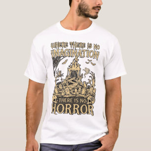 T-shirt Imagination Horreur Halloween Maison Hantée Cimeti
