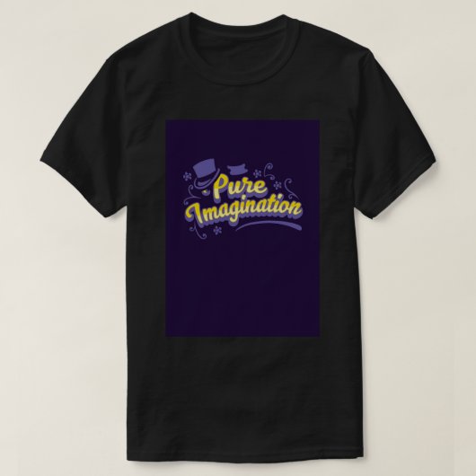 T-shirt Imagination pure - Carnet Spiral Willy Wonka (Design devant)