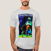 T-shirt IMAGINATION : Science Fiction Pulp Comic (Devant)