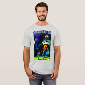 T-shirt IMAGINATION : Science Fiction Pulp Comic (Devant entier)