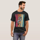 T-shirt Imagine Great Dragon Vintage Cool Great (Devant entier)