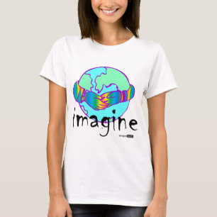 T-shirt imaginer la paix mondiale