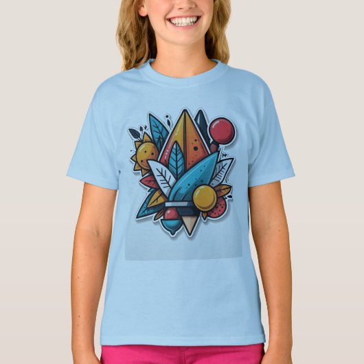 T-shirt Imaginez, Créez, Éteignez, (Devant)