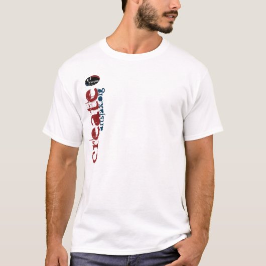 T-shirt Imaginez et créez (Devant)