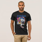 T-shirt Imaginez le noir : Examinez l'image pour examiner (Devant entier)