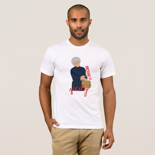 T-SHIRT IMAGINEZ-LE SICILEMENT (Devant entier)