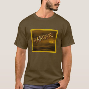 T-shirt Imaginez l'Imaginaire Lune Inspirationnel