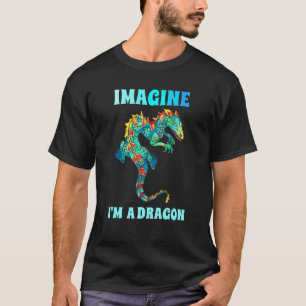T-shirt Imaginez que je suis un costume d’Halloween Dragon