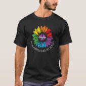 T-shirt Imaginez Tous Les Gens Vivant En Paix Lgbt (Devant)