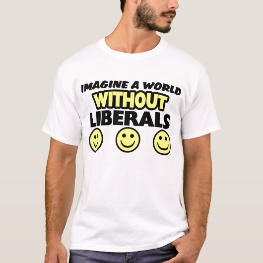 T-shirt Imaginez un monde (Devant)