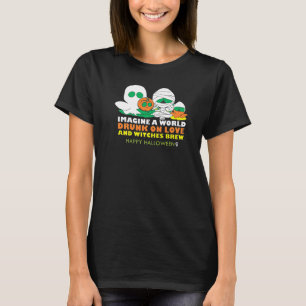 T-shirt Imaginez un monde bourré d'amour et de sorcières b