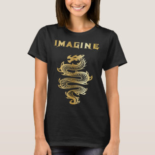 T-shirt Imaginez un style de tatouage de dragon d'Imaginai