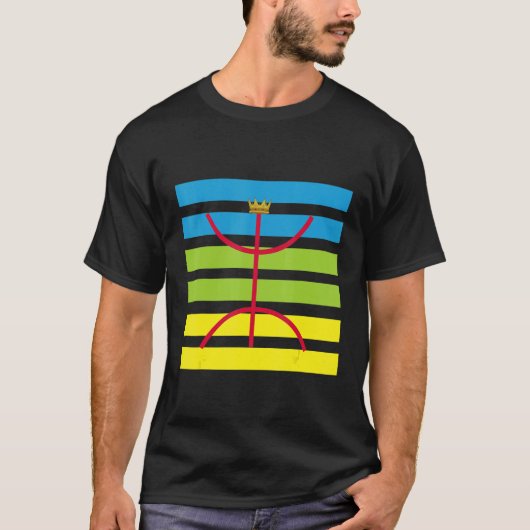 T-shirt Imazighen Tifinagh Culture Amazigh (Devant)